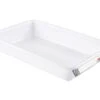 Bac Plat 5 L Blanc - Norme HACCP - 43 X 28 X Ht 7 Cm - Gilac -Magasin De Cuisine À Domicile bac plat 5 litres blanc haccp 1 main 650