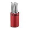 Bloc Couteaux Rouge Vide - Petit Modèle - Déglon -Magasin De Cuisine À Domicile bloc couteaux deglon petit modele rouge 1 main 800