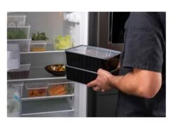 Boîte De Conservation CartyBox - Noire - 75 Cl (x 25) - Carty -Magasin De Cuisine À Domicile boite conservation carty box noire rec 4 main 650