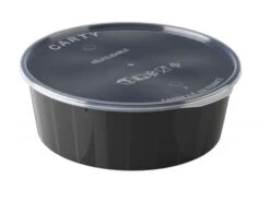 Boîte De Conservation Ronde CartyBox - Noire - 75 Cl (x 25) - Carty