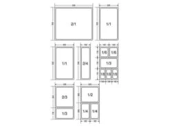 Boîte Modulus Rigide GN 1/1 - 53 X 32,5 X 6,5 Cm - Matfer -Magasin De Cuisine À Domicile boite gastronorme 116 3 main 650