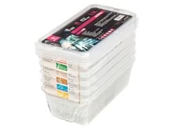 Boîte Modulus Rigide GN 1/3 - 5 Boîtes - 32,5 X 17,6 X 10 Cm - Matfer