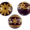 Boule En Chocolat 3D (x 32) - Décor Flocon - Ø 2,8 Cm - Florensuc