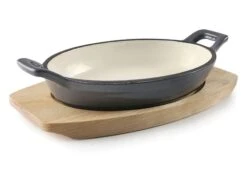 Cassolette Ovale - Fonte Grise - 17 X 12 Cm - Lacor