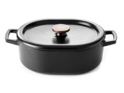 Cocotte Ovale Fonte émaillée Nori - Revêtement Céramique - Beka