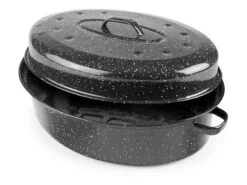 Cocotte Roaster - Acier émaillé - 38 X 28 Cm - Ibili