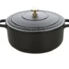 Cocotte Ronde En Fonte - Noire - Ø 14 Cm - Le Chasseur -Magasin De Cuisine À Domicile cocotte ronde noire 14 1 main 650