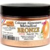Colorant Alimentaire Métallisé Bronze - Poudre Liposoluble - 25 G - Déco Relief -Magasin De Cuisine À Domicile colorant poudre metal bronze 1 main 800