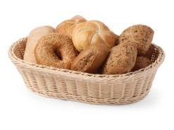 Corbeille à Pain - Renforcée Fil D'inox - 38 X 27 Cm