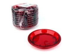 Coupelle Ramasse Monnaie à Clip (x 10) - Rouge - L'Idéal