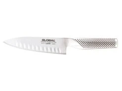 Couteau De Cuisine, Lame Alvéolée - 20 Cm - G77 - Global