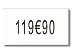 Étiquettes 1 Ligne (8 Rouleaux)