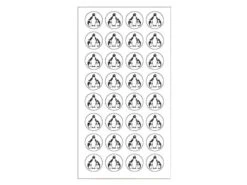 Etiquettes Adhésives - Pour Produits Congelés - Motif "Pingouin"