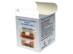 Étiquette D'identification HACCP Pour Bacs Gastronorme (x 250) - 5 X 3,2 Cm