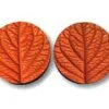 Empreinte Silicone Grande Feuille Ronde - Déco Relief -Magasin De Cuisine À Domicile feuille ronde silicone gd 1 main 800