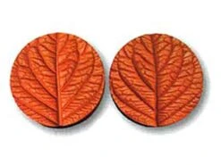 Empreinte Silicone Grande Feuille Ronde - Déco Relief