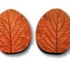 Empreinte Silicone Feuille Ronde - Déco Relief
