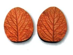 Empreinte Silicone Feuille Ronde - Déco Relief