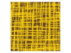 Feuilles Transfert Chocolat - Lignes Jaunes - Lot De 10 Feuilles - Mallard Ferrière