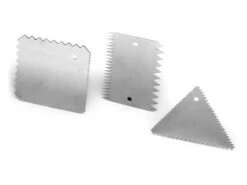 Peignes à Décor Inox (x 3) - Martellato