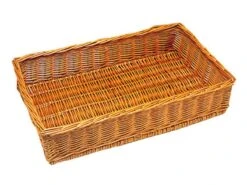 Manne En Osier Verni 60 Cm