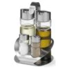 Ménagère Inox 4 Pièces - Poivre, Sel, Huile, Vinaigre -Magasin De Cuisine À Domicile menagere 4 pieces 1 main 800