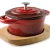Mi-cocotte - Fonte Rouge - Ø 10 Cm - Lacor 1 Mi-cocotte - Fonte Rouge - Ø 10 Cm - Lacor -Magasin De Cuisine À Domicile mini cocotte ronde rouge 1 main 650