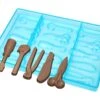 Moule Chocolat - 5 Outils De Travail -Magasin De Cuisine À Domicile moule 5 outils chocolat 1 main 800
