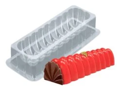 Moule à Bûche (x 6) - Nébuleuse - 25 X 7 Cm