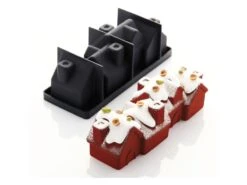 Moule à Bûche Silicone - Chalet - 25 X 8 Cm - Pavoni