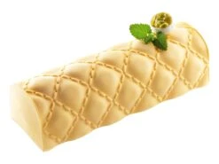 Moule à Bûche Silicone - Tapis Matelassé - 25 X 9 Cm - Silikomart -Magasin De Cuisine À Domicile moule buche silicone matelasse 4 main 650