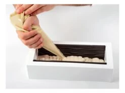 Moule à Bûche Silicone - Tapis Matelassé - 25 X 9 Cm - Silikomart -Magasin De Cuisine À Domicile moule buche silicone matelasse 6 main 650