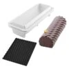 Moule à Bûche - Tapis Torsadé - 25 X 8 Cm - Silikomart -Magasin De Cuisine À Domicile moule buche tapis torsade 1 main 800