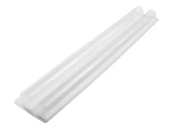 Moule à Bûche Thermoformé (x 10) - 1/2 Ronde - 57 X 8 Cm - Matfer