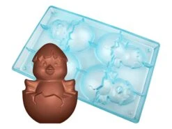 Moule Chocolat - 2 Poussins Dans Leur Coquille