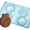 Moule Chocolat - Boule Avec Nativité