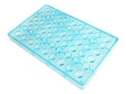 Moule Chocolat - Demi-sphère - Ø 1,8 Cm (54 Empreintes) -Magasin De Cuisine À Domicile moule chocolat demi sphere 18mm 2 main 650