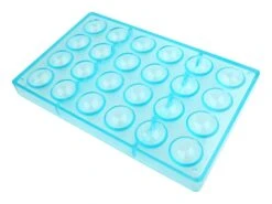 Moule Chocolat - Demi-sphère - Ø 3,2 Cm (24 Empreintes) -Magasin De Cuisine À Domicile moule chocolat demi sphere 32mm 2 main 650
