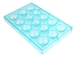 Moule Chocolat - Demi-sphère - Ø 4,1 Cm (15 Empreintes) -Magasin De Cuisine À Domicile moule chocolat demi sphere 41mm 2 main 650