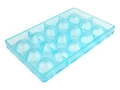 Moule Chocolat - Demi-sphère - Ø 4,1 Cm (15 Empreintes) -Magasin De Cuisine À Domicile moule chocolat demi sphere 41mm 3 main 650