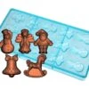 Moule Chocolat - 5 Figurines De Noël
