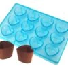 Moule Chocolat - Tasse Forme Coeur -Magasin De Cuisine À Domicile moule chocolat tasse forme coeur 1 main 800