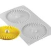 Moule Silicone - 2 Ronds Plissés - 30 X 17,5 Cm - Silikomart