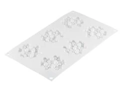 Moule Silicone Nid D'abeille - 6 Empreintes - 30 X 17,5 Cm - Silikomart -Magasin De Cuisine À Domicile moule silicone 6 decors miel 4 main 650