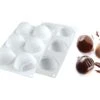 Moule Silicone - 6 Marrons - 30 X 17,5 Cm - Silikomart -Magasin De Cuisine À Domicile moule silicone 6 marrons silikomart 1 main 800