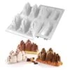 Moule Silicone - 6 Montagnes - 30 X 17,5 Cm - Silikomart