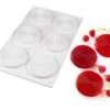 Moule Silicone - 6 Tourbillons - 30 X 17,5 Cm - Silikomart
