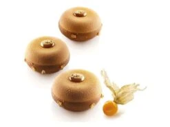 Moule Silicone - 8 Ronds Bombés Ode - 30 X 17,5 Cm - Silikomart -Magasin De Cuisine À Domicile moule silicone 8 ronds bombes ode 3 main 650