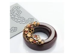 Moule Silicone Pavodécor - Décor Petits Cercles - 3 Empreintes - Pavoni