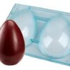 Moule Chocolat - Demi-oeuf Lisse - 2 Empreintes 23 X 16 Cm